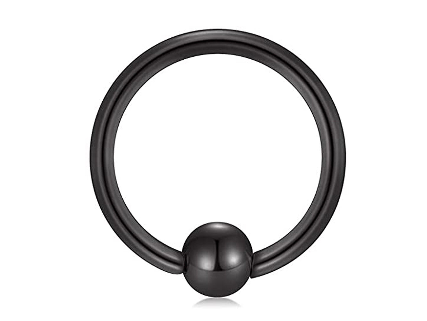 Captive Bead Ring, Ball Closure Ring – Available in many Colours – 18g, 16g, 14g Captive Piercings for Ear, Septum Ring, Lip, Nipple Ring.