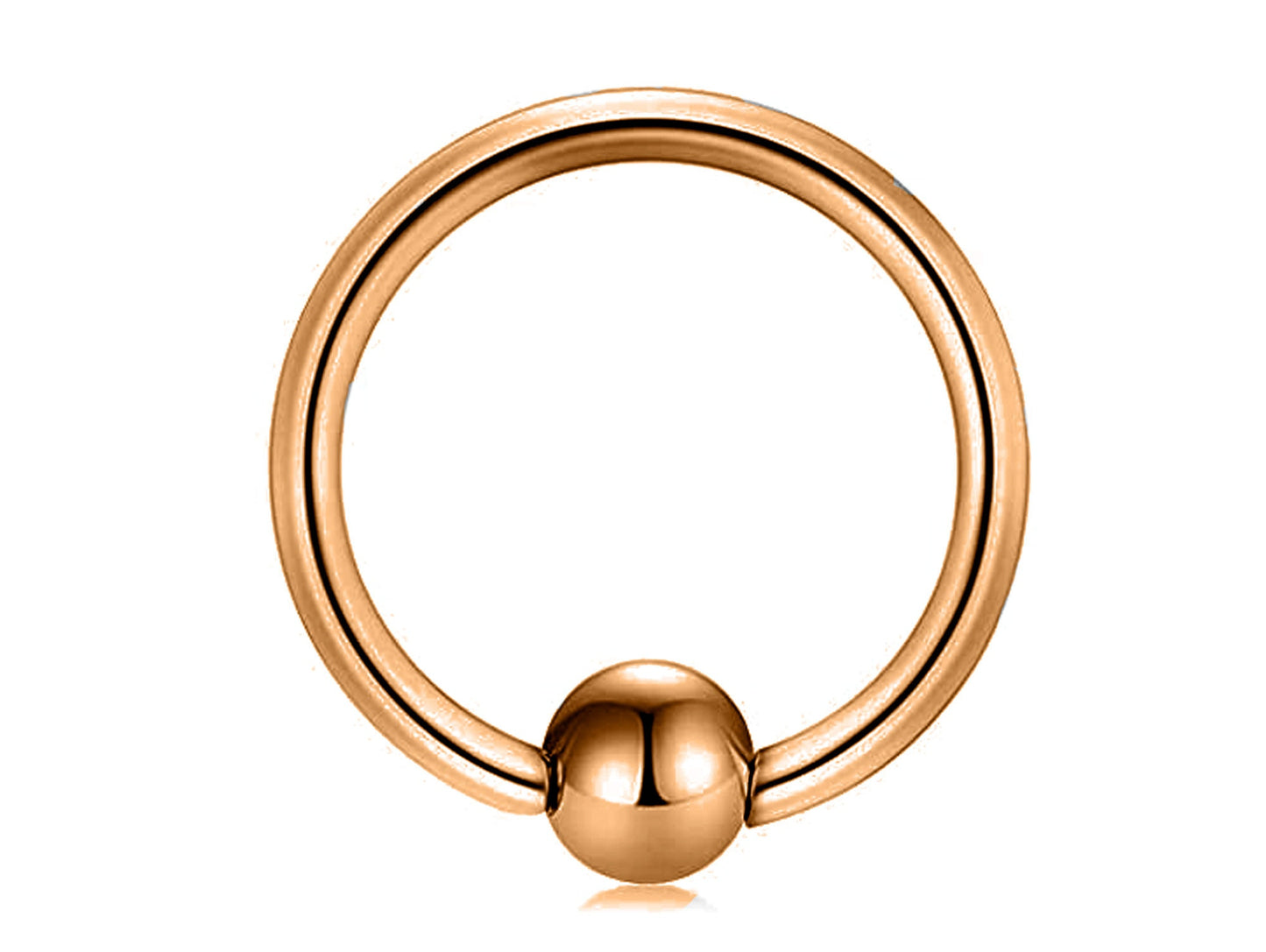 Captive Bead Ring, Ball Closure Ring – Available in many Colours – 18g, 16g, 14g Captive Piercings for Ear, Septum Ring, Lip, Nipple Ring.