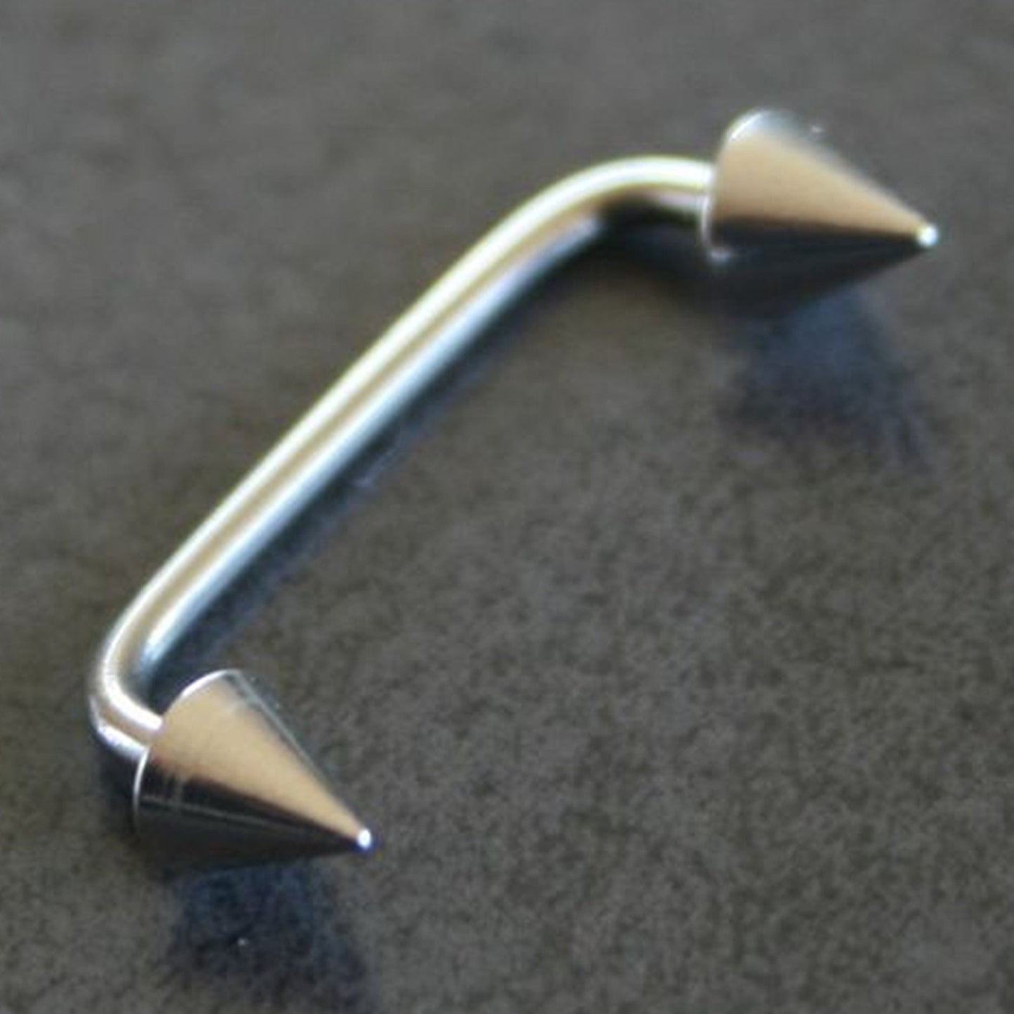 Titanium Spike Surface Piercing, Staple Barbell - Dermal Bar for Skin Piercing Body Modification and Body Jewellery