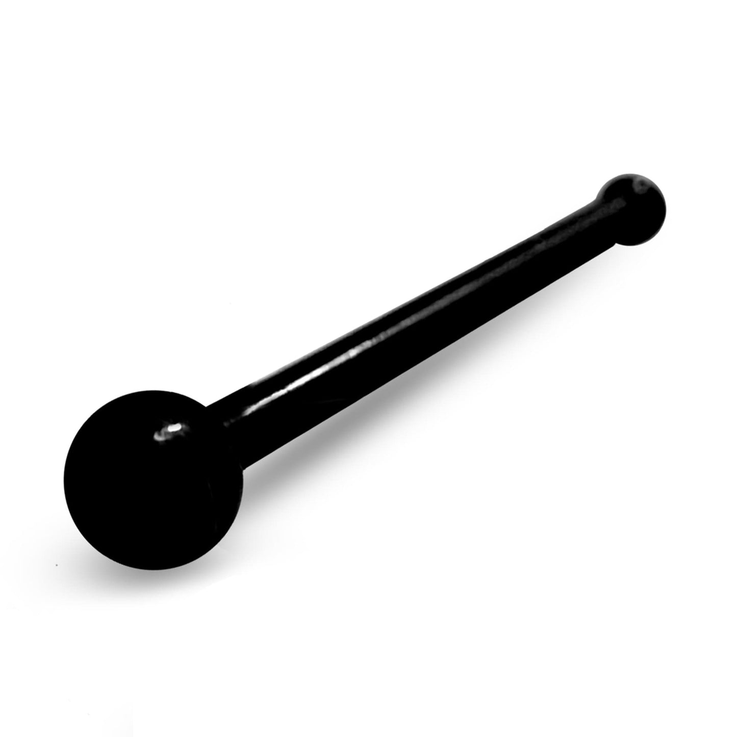 Nose Bone Stud, Nose Ring - Nose Pin Round - Nose Piercing Size 20G (0.8mm) - Available in Black, Gold, Silver and Rose Gold Colour