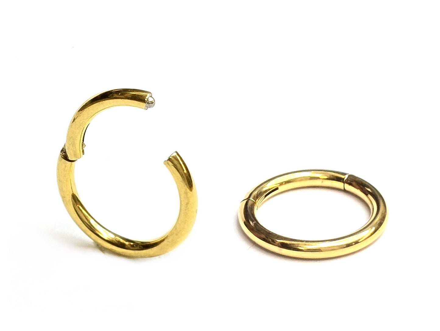 Tragus Hoops Clicker Hinged Segment Ring 20g 18g 16g 14g Body Piercing Jewellery - Nose, Ear Piercings