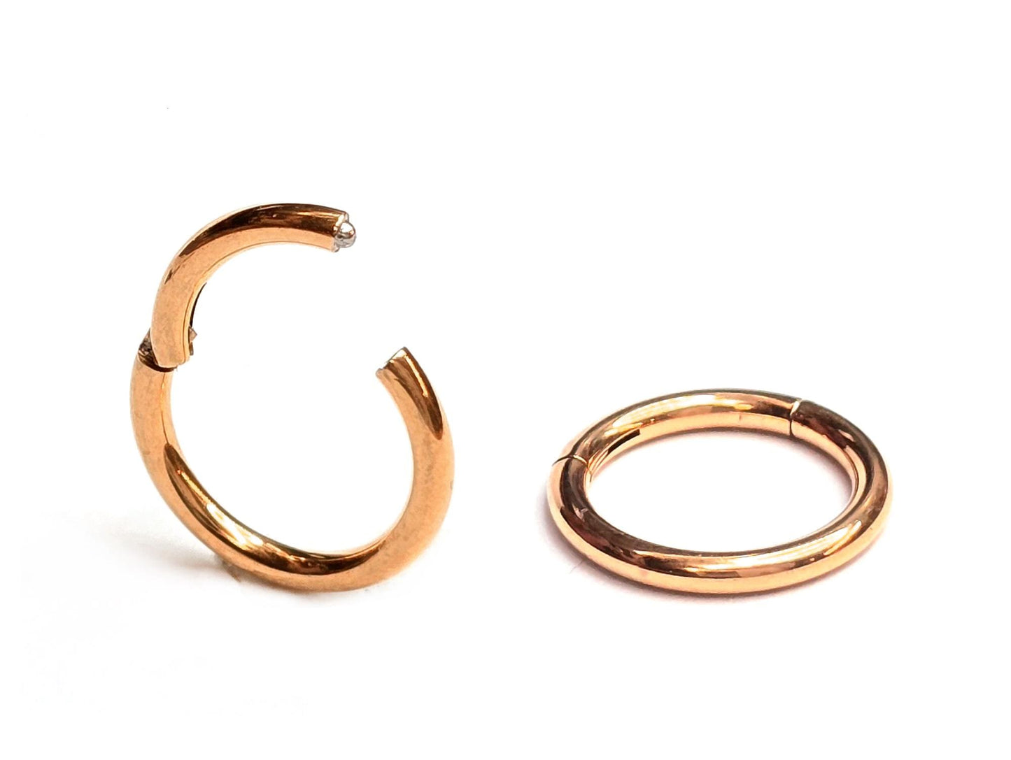 Tragus Hoops Clicker Hinged Segment Ring 20g 18g 16g 14g Body Piercing Jewellery - Nose, Ear Piercings