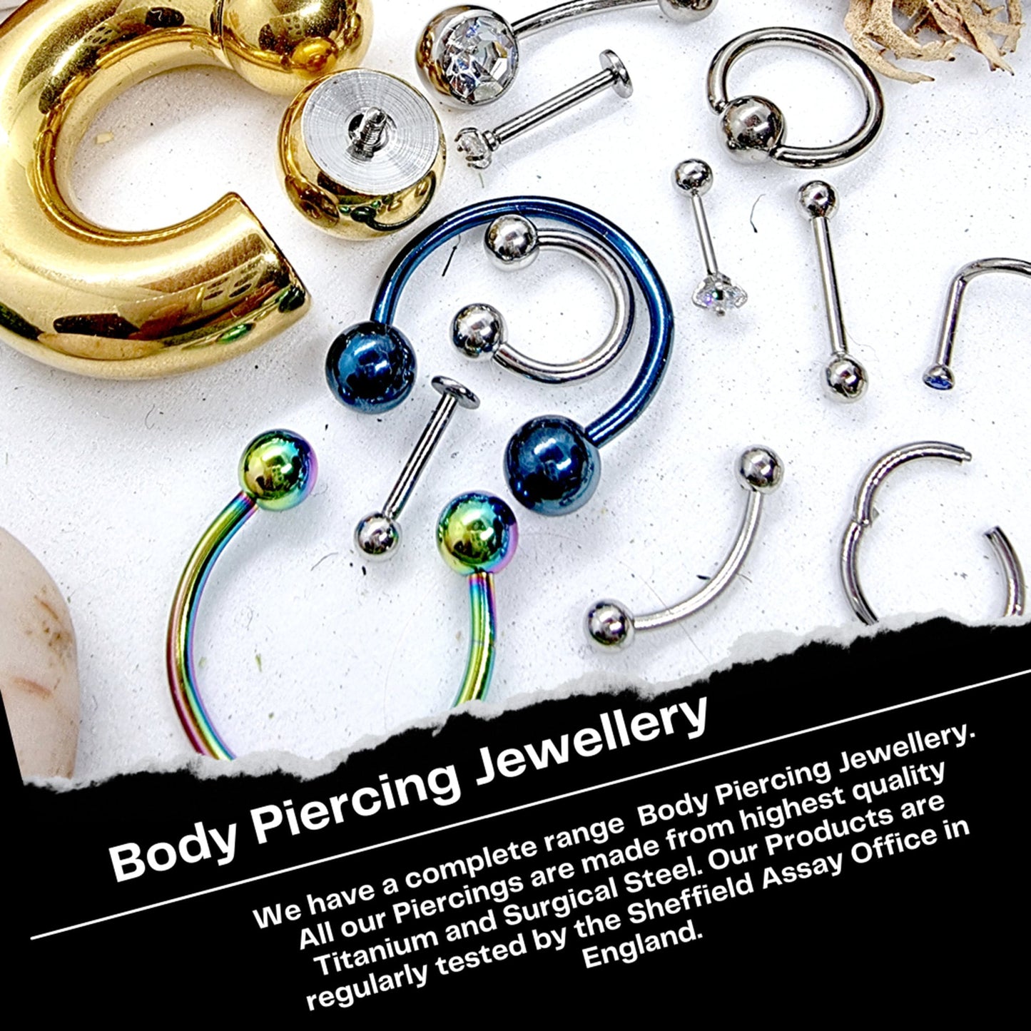 Labret Stud, Labret Lip Piercing – Internally threaded labret – 16g 14g Labret Piercing for Lip, Chin and More