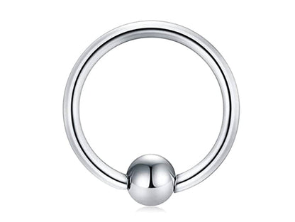 Captive Bead Ring, Ball Closure Ring – Available in many Colours – 18g, 16g, 14g Captive Piercings for Ear, Septum Ring, Lip, Nipple Ring.