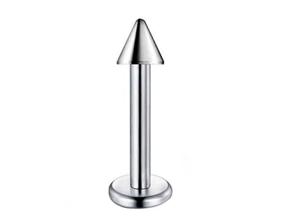 Labret Body Jewelry Piercing - Customize Labret Lip Piercing in 16g / 14g - Spike - Gem Ball - Multi Stone - Disco Ball - Plain Ball.