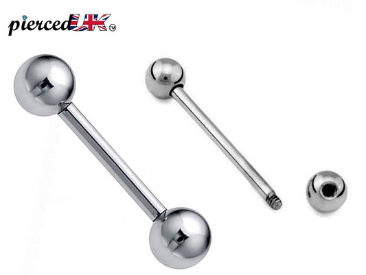 Barbell Piercing - Industrial Jewellery - Surgical Steel 316L