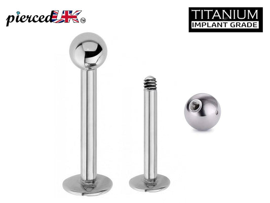 Titanium Lip Labret Stud
