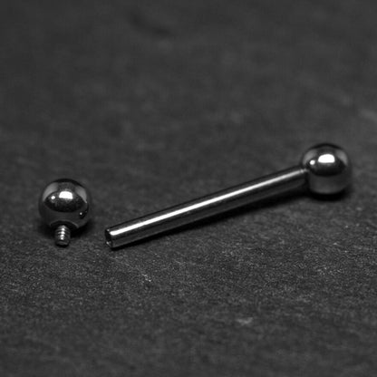 Titanium Barbell Piercing - Internally Threaded