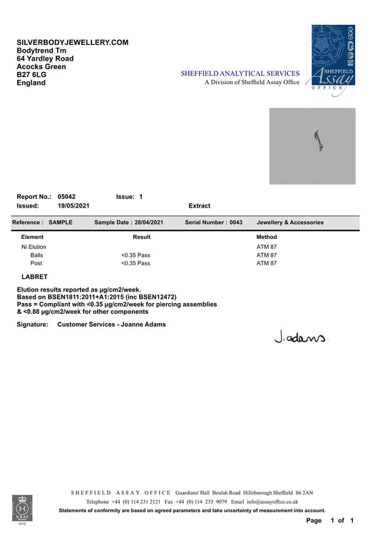 Labret Stud, Labret Lip Piercing – Internally threaded labret – 16g 14g Labret Piercing for Lip, Chin and More