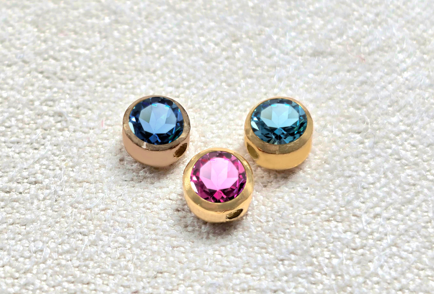 Gold Dimple Ball Hoops made from solid 14K Gold Cup/Flat Design Piercing Replacement Attachment for BCR, Captive bead rings, ball hoop Rings