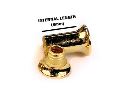 14K Gold Double Flare Plugs Stretching Kit, Ear gauges, Flesh Tunnels - Lobe Plugs - 1pc each order